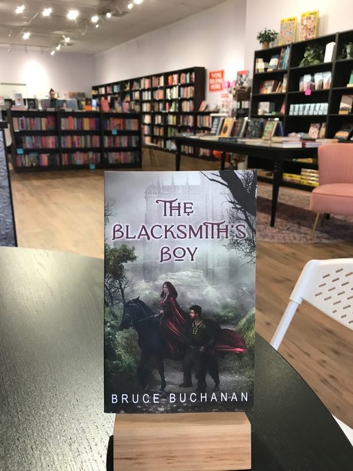 The Blacksmith's Boy on display at Box Turtle Books in Shelby, N.C.